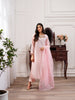 Blush Pink Embellished 3-Piece Suit