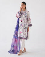 Wisteria – Ivory Floral Lawn 3-Piece