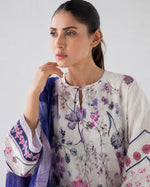 Wisteria – Ivory Floral Lawn 3-Piece
