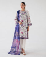 Wisteria – Ivory Floral Lawn 3-Piece