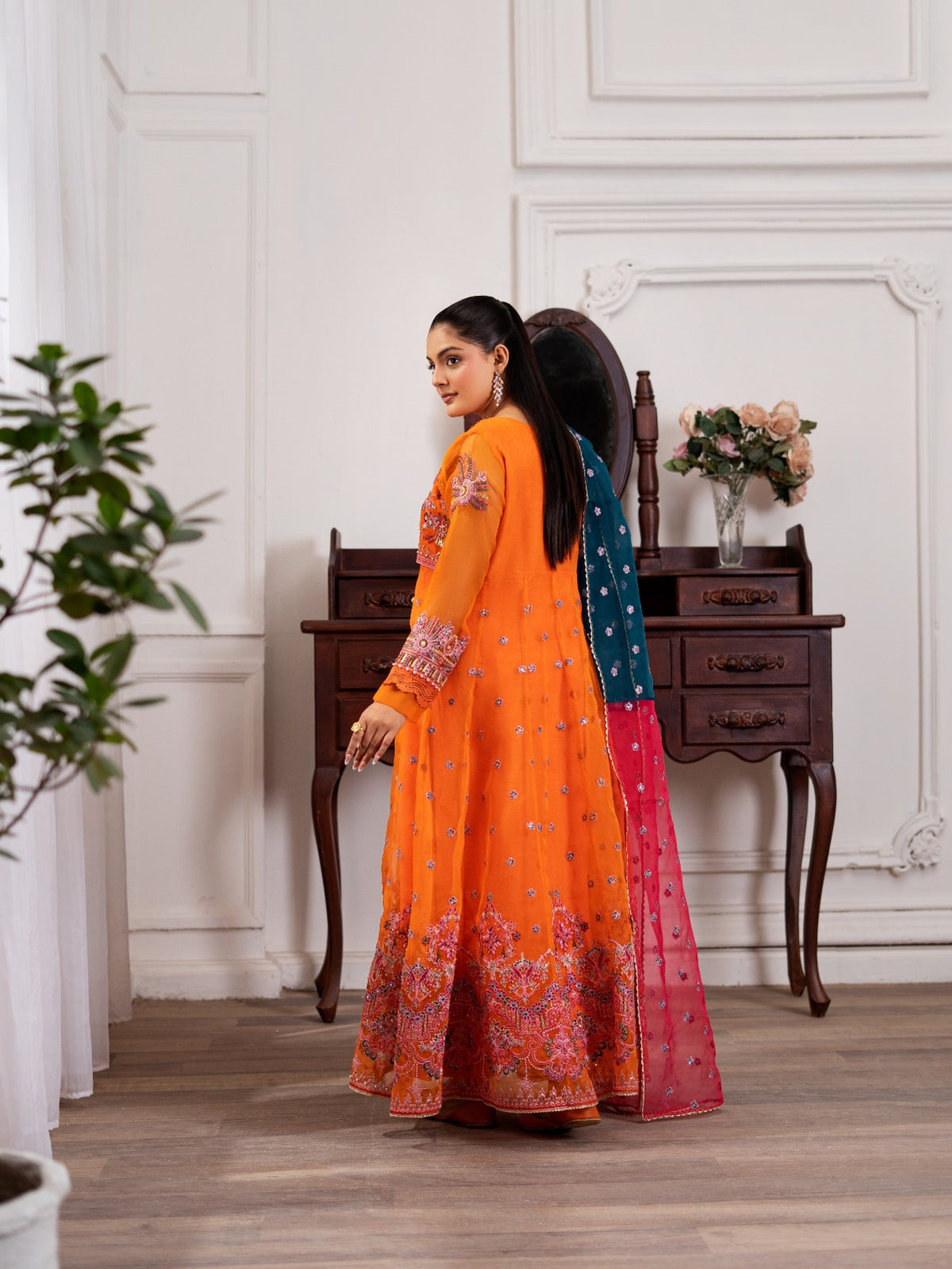 Tangerine Flare Maxi