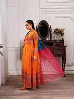 Tangerine Flare Maxi
