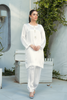 Egg White Solid 2-Piece Shirt & Trouser Set
