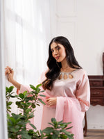 Blush Pink Embellished 3-Piece Suit