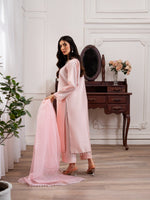 Blush Pink Embellished 3-Piece Suit