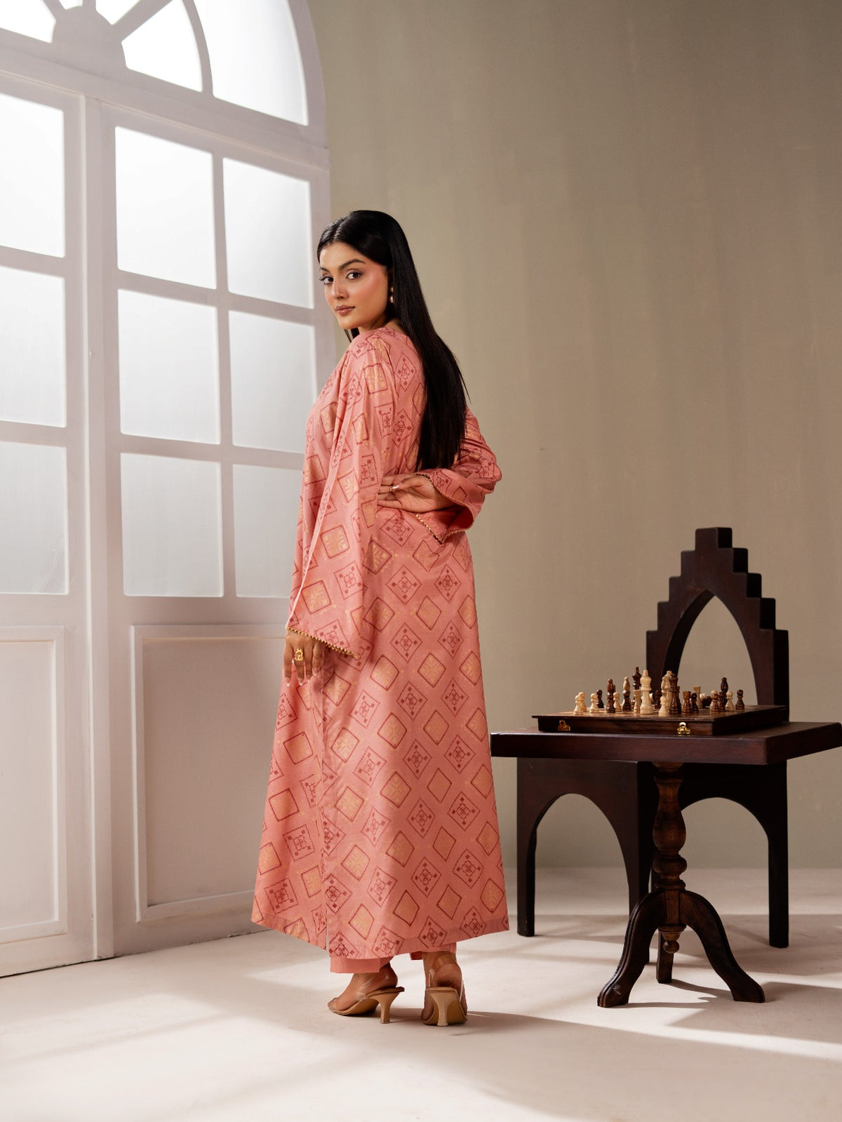 Zarnaz – Foil Print 2-Piece