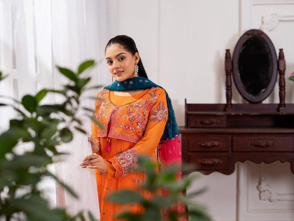 Tangerine Flare Maxi
